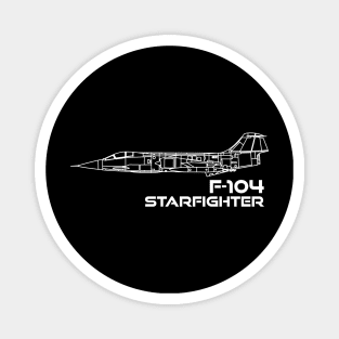 Lockheed F-104 Starfighter Magnet